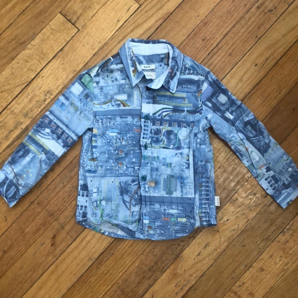 Paul Smith junior slim fit technology button down